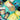 Assorted birthday-themed products including candles, cake, and sweet treats on a teal background.