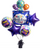 5pc Birthday Balloon Bouquet