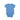 Blue baby onesie on a white background