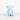 Blue teddy bear on a white background