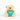 Plush teddy bear holding a teal heart that says, 'Get well soon!' on a white background