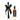 Jack Daniel's whiskey bottle with a black ribbon on a white background