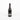 Wine bottle with a black label on a white background