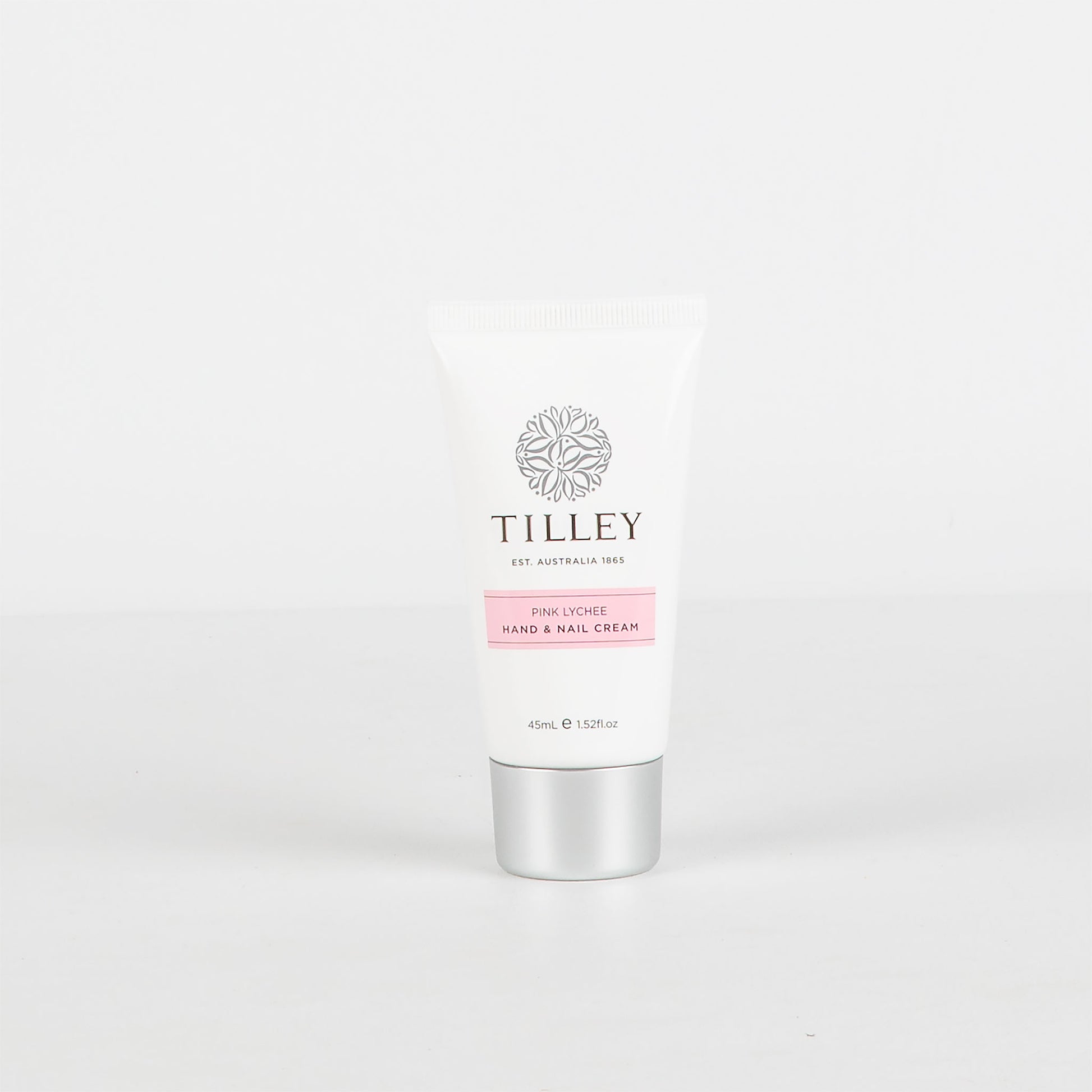 Tilley hand and nail cream on a white background