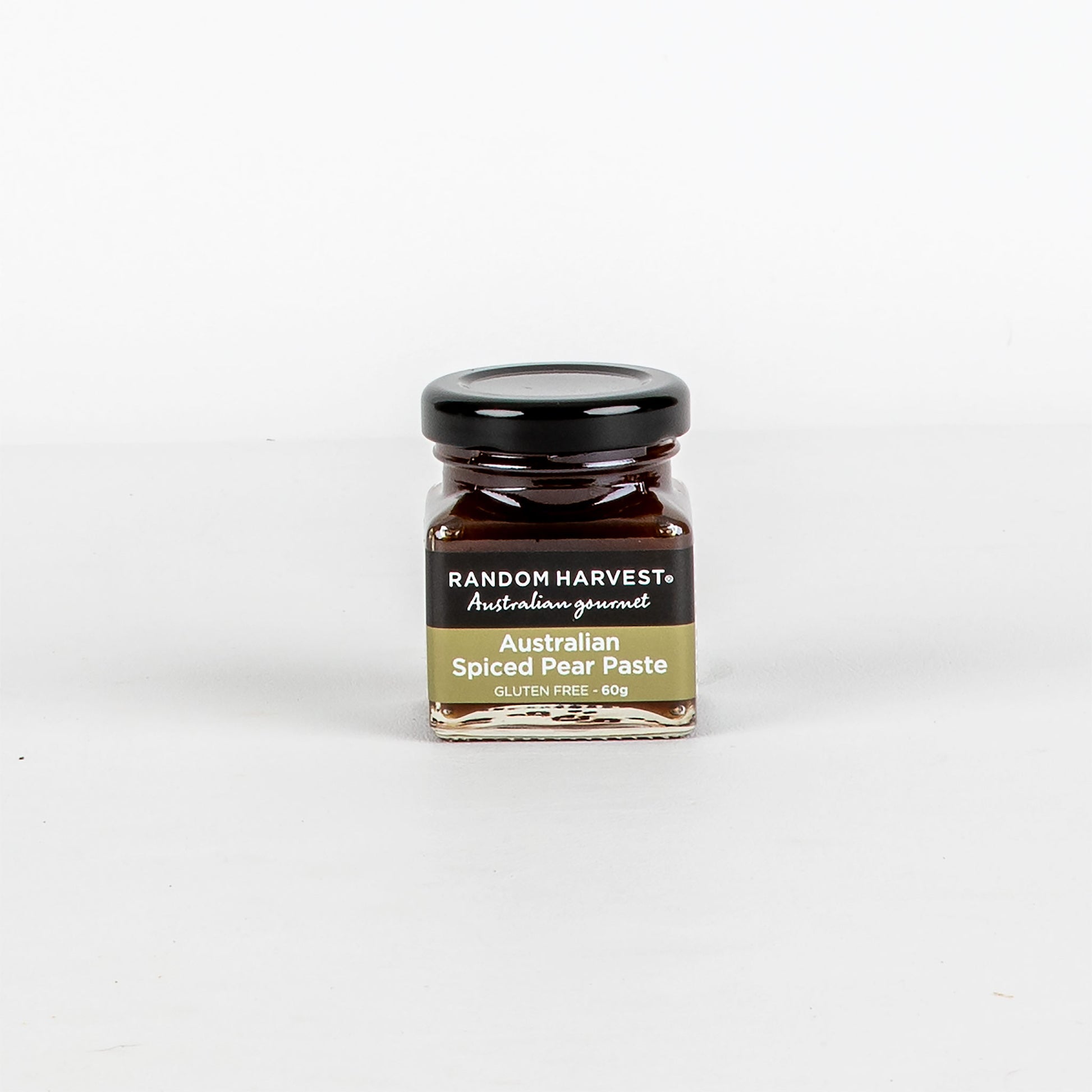 Jar of Random Harvest Australian Spiced Pear Paste on a white background