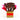 Bouquet of Tim Tam biscuits in a decorative box with pink and red accents on a white background