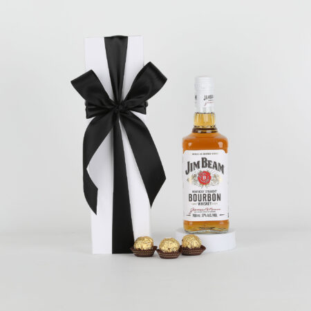 Jim Beam White Label Bourbon Gift