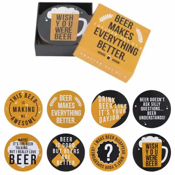Beer and Coaster Gift - Image 2