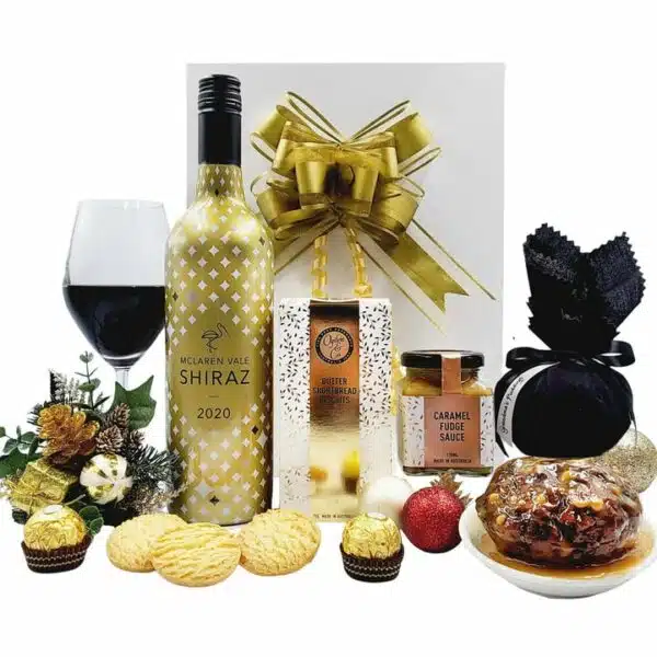 Christmas Wine & Pudding Gift