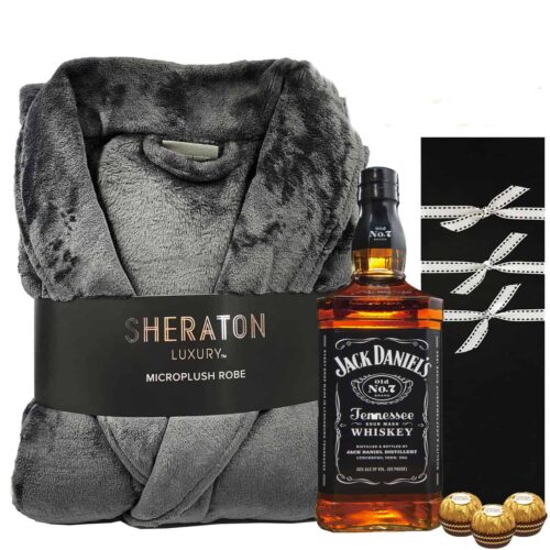 Jack Daniels and Bathrobe Gift