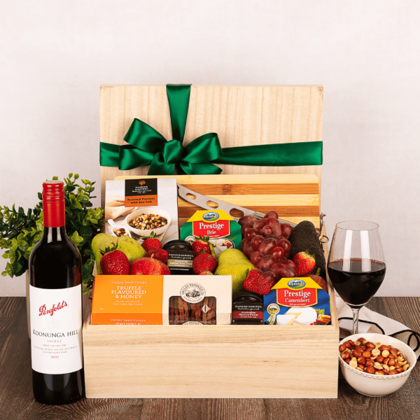 Fruit Basket & Red Wine