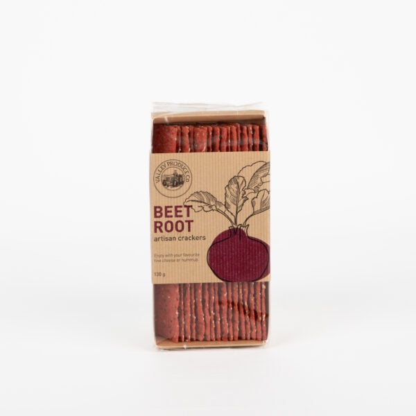 Valley Produce Co. Beetroot Artisan Crackers – 130g