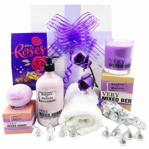 Mixed Berry Pamper Hamper with Chocolates