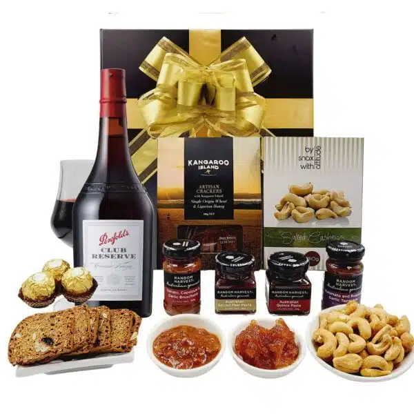 Penfold Club Tawny and Australian Gourmet Food Hamper