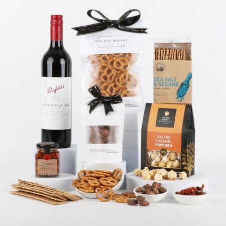Red Wine & Gourmet Treats Hamper