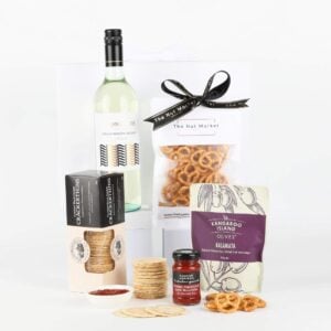 Classic White Wine & Savoury Delights Gift Hamper