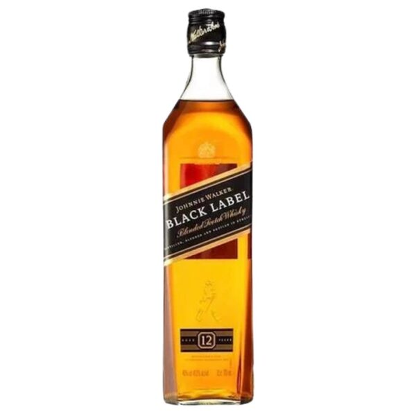 Johnnie Walker Black Label Whisky in Wooden Gift Box - Image 2