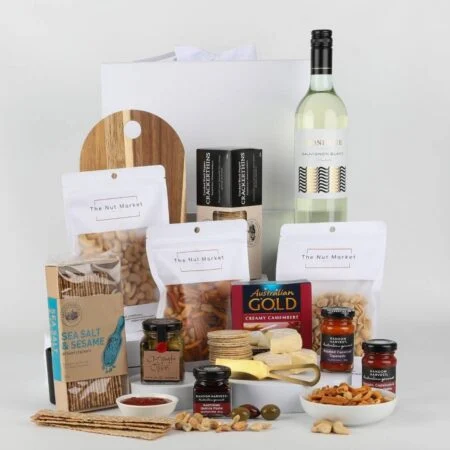 Cheese Platter & Wine Hamper - Stonegate