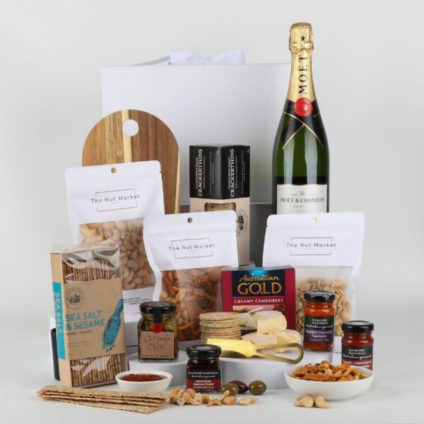 Cheese Platter & Bubbly Hamper - Moet