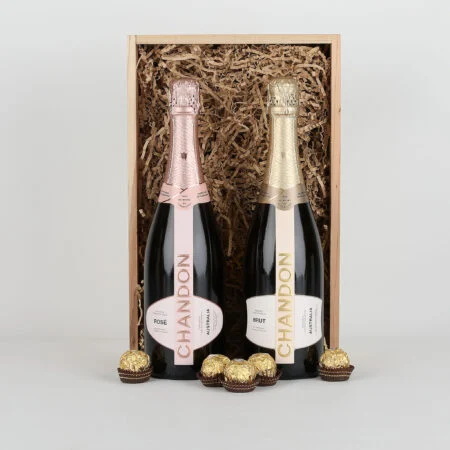 Dual Chandon Gift in Wood Case