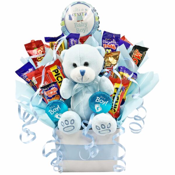 Ultimate Baby Boy Chocolate Bouquet