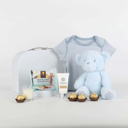 Newborn Baby Boy Gift in Suitcase