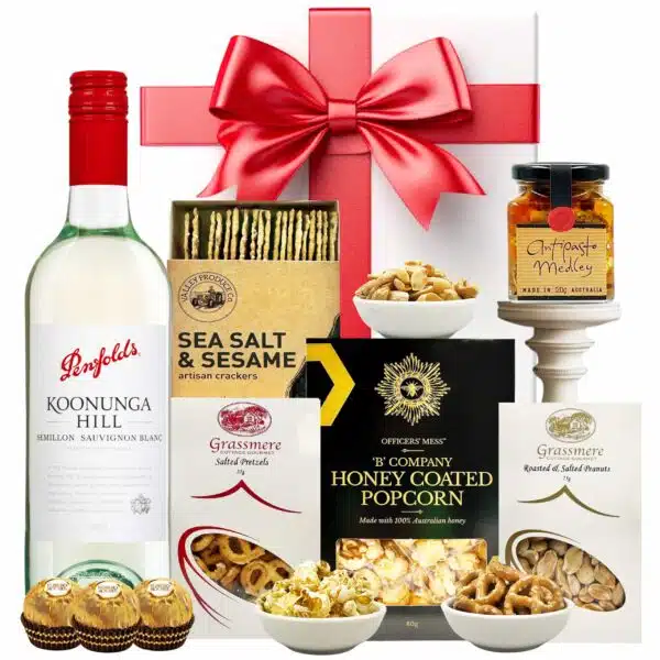 White Wine & Nibbles Hamper