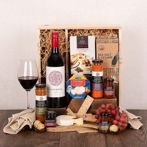 Random Harvest Gourmet Hamper with Wine