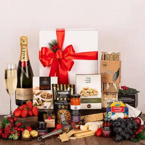 Christmas Moet & Cheese Platter Gift