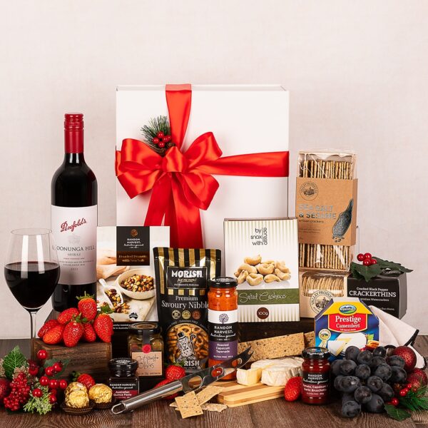 Christmas Cheese Platter & Wine