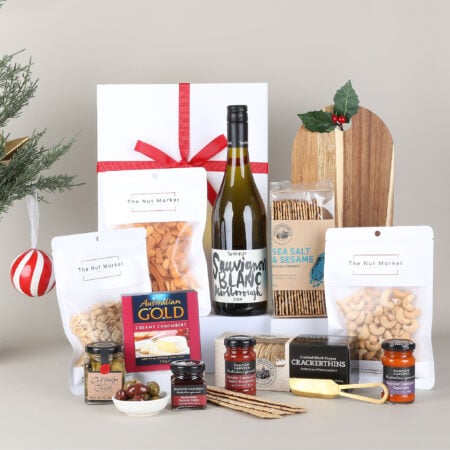 christmas cheese platter wine hamper the peoples sauv blanc