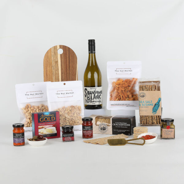 Cheese Platter & Wine Hamper - The People's Sauvignon Blanc