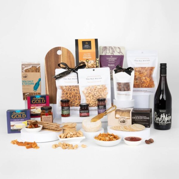 Deluxe Cheese Platter &  Wine Hamper - The People's Pinot Noir