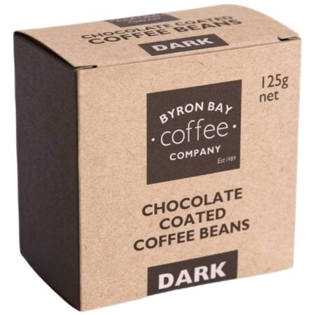 Byron Bay Coffee Co. Dark Chocolate Coated Coffee Beans 125g