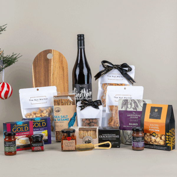 Deluxe Christmas Wine & Cheese Hamper - The People's Pinot Noir